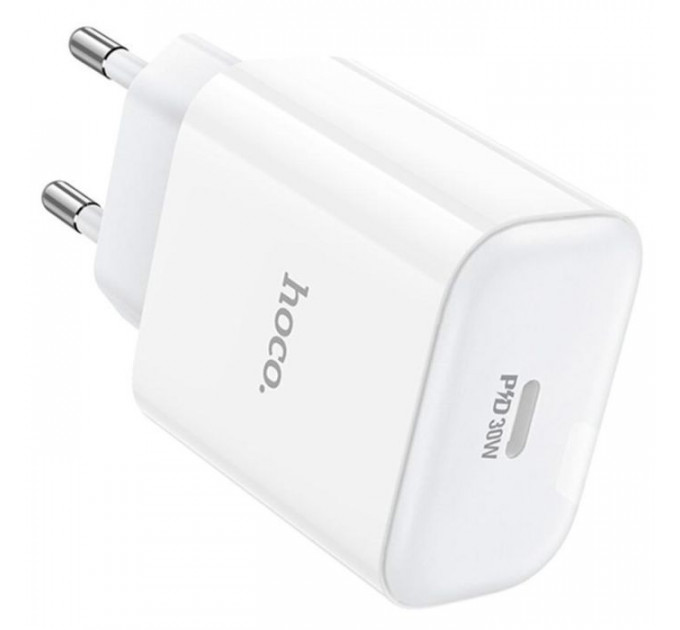 Зарядний пристрій HOCO C76A Pro Majestic USB-C PD30W White (6942007616300)