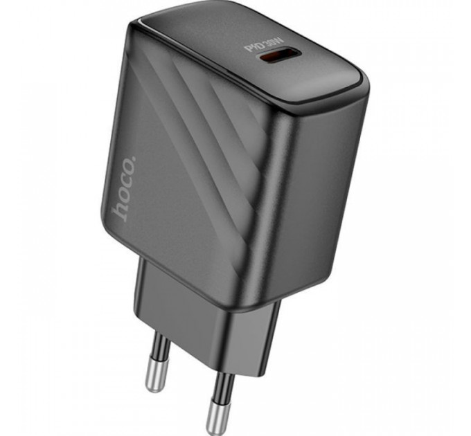 Зарядний пристрій HOCO CS22A Value USB-C PD30W Black (6942007609913)