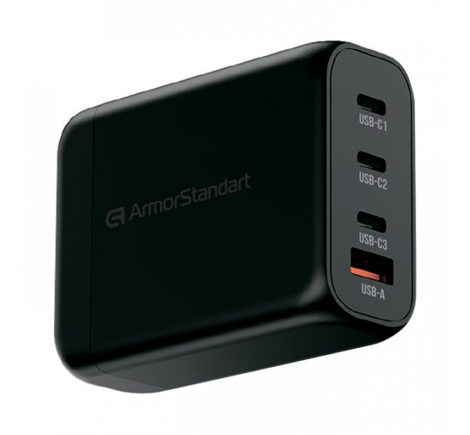 Зарядний пристрій Armorstandart ARP-131 Resolute Power USB-C 100W GaN Black (ARM70024)