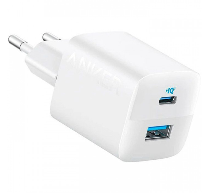 Зарядное устройство Anker PowerPort 323 33W USB-C+USB-C White (A2331G21)