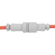Дата кабель USB-C + USB A to USB-C 1.36m Coiled Aviator orange Keychron (CAB14_KEYCHRON)