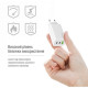 Зарядний пристрій ColorWay C101B GaN Mini 100W PD PPS 2xUSB-C + USB-A white (CW-CHS061PD-WT)