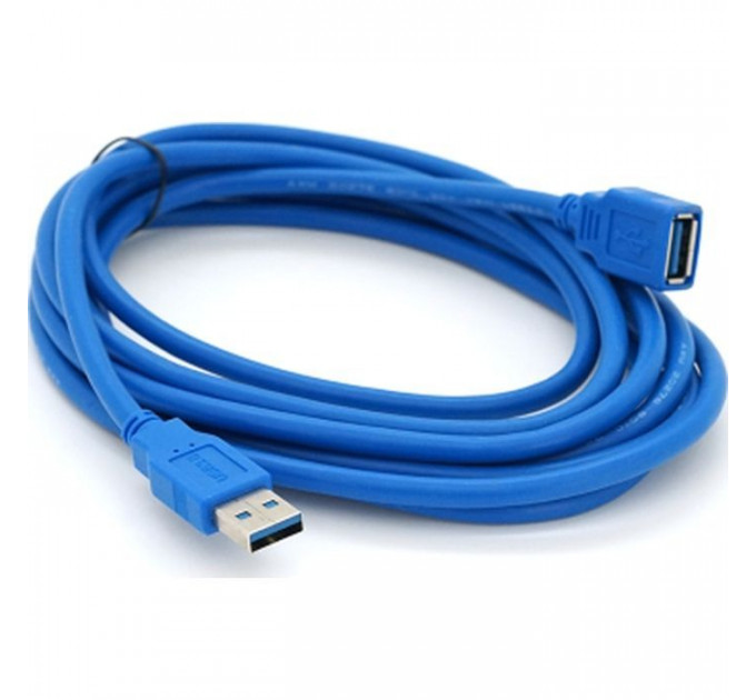 Дата кабель USB 3.0 AM\/AF 3.0m blue Voltronic (YT-3.0AM\\AF-3.0BL)