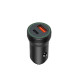 Зарядний пристрій XO 1xUSB QC3.0 + 1xUSB-C PD18W black (CC33-BK)