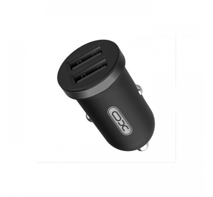 Зарядний пристрій XO 2xUSB 2.1A + cable USB to Micro 5P black (TZ08-M-BK)