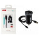 Зарядний пристрій XO 2xUSB 2.1A + cable USB to Micro 5P black (TZ08-M-BK)