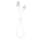 Дата кабель USB 2.0 AM to Lightning 0.25m 2.4A white XO (XO-NB179-BK)