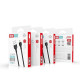 Дата кабеля USB 2.0 AM to Micro 5P 1.0m 2.1A black XO (NB200-M-BK)