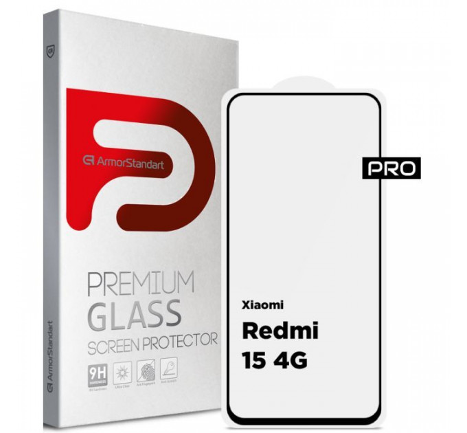 Скло захисне Armorstandart Pro Xiaomi Redmi 15 4G (ARM85415)