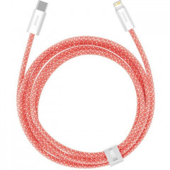 Дата кабель USB-C to Lightning 2.0m 20W orange Baseus (CALD000107)