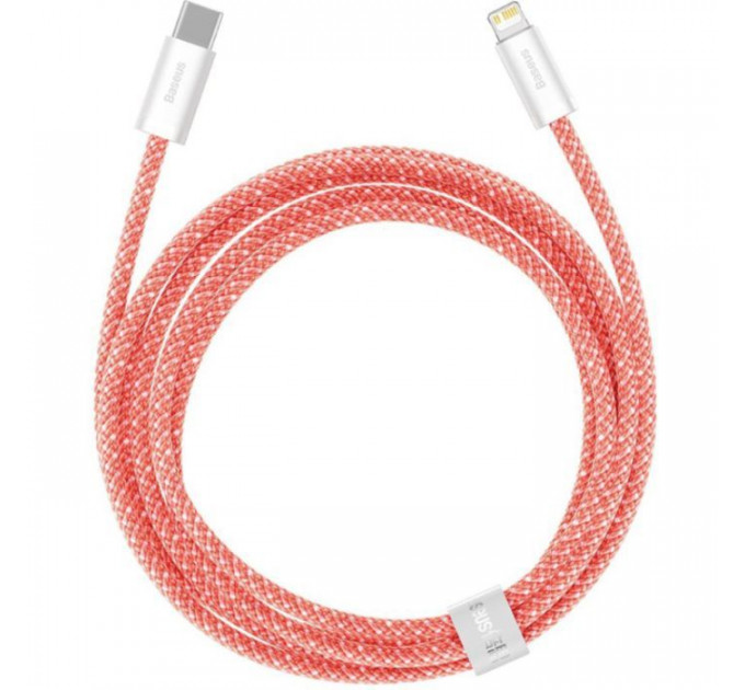 Дата кабель USB-C to Lightning 2.0m 20W orange Baseus (CALD000107)