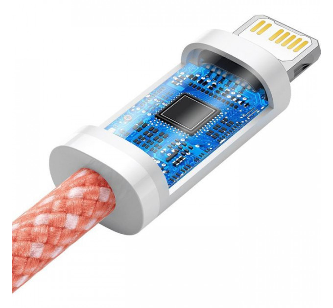 Дата кабель USB-C to Lightning 2.0m 20W orange Baseus (CALD000107)
