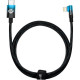 Дата кабель USB-C to Lightning 1.0m 20W 90° corner black\/blue Baseus (CAVP000221)