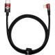 Дата кабель USB-C to Lightning 1.0m 20W 90° corner black\/red Baseus (CAVP000220)