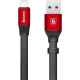 Дата кабель USB 2.0 AM to Lightning 0.23m 2A black\/red Baseus (CALMBJ-B91)