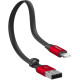 Дата кабель USB 2.0 AM to Lightning 0.23m 2A black\/red Baseus (CALMBJ-B91)