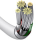 Дата кабель USB 2.0 AM to Lightning 1.0m 2.4A white Baseus (CALYS-A02)