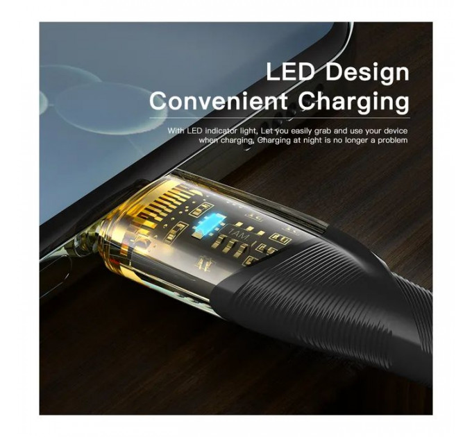 Дата кабель USB-C to USB-C 1.0m 100W black Essager (EXCTT1-XJ01-P)