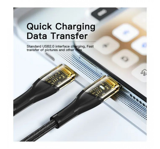 Дата кабель USB-C to USB-C 1.0m 100W black Essager (EXCTT1-XJ01-P)