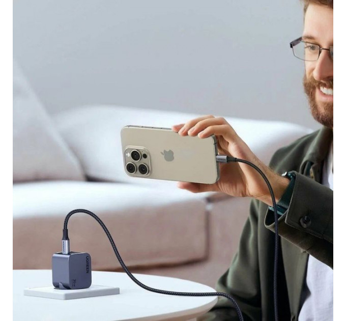 Зарядное устройство для Ugreen USB-C PD30W GaN X703 gray (35006)