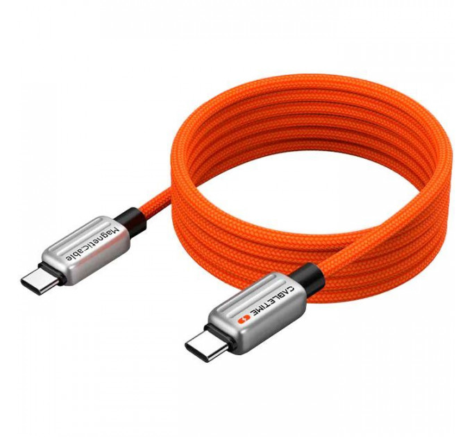 Дата кабеля USB-C to USB-C 2.0m PD240W magnetic Cabletime (CA915729)