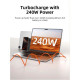 Дата кабеля USB-C to USB-C 2.0m PD240W magnetic Cabletime (CA915729)