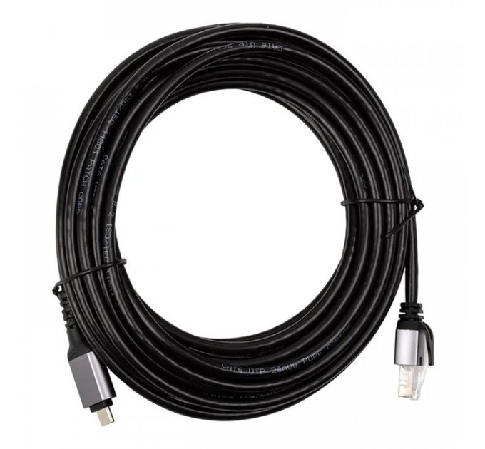 Дата кабель USB-C to RJ45 Ethernet 7.5m PowerPlant (CA914951) Дата кабель USB-C to RJ45 Ethernet 7.5m PowerPlant (CA914951)