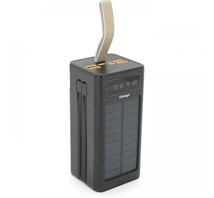 Батарея універсальна Linkage 50000mAh, Solar, 22.5W, cables Туре-С+Lighting, Black (LKP-47) Батарея універсальна Linkage 50000mAh, Solar, 22.5W, cables Туре-С+Lighting, Black (LKP-47)