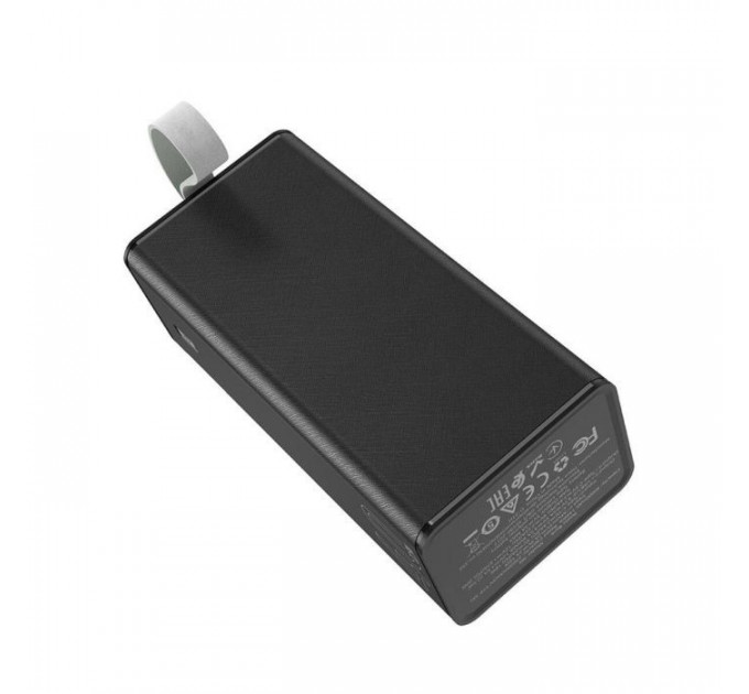 Батарея універсальна HOCO 40000mAh Powermaster PD\/20W, QC\/22.5W, Lamp, Black (J86 \/ 714737)