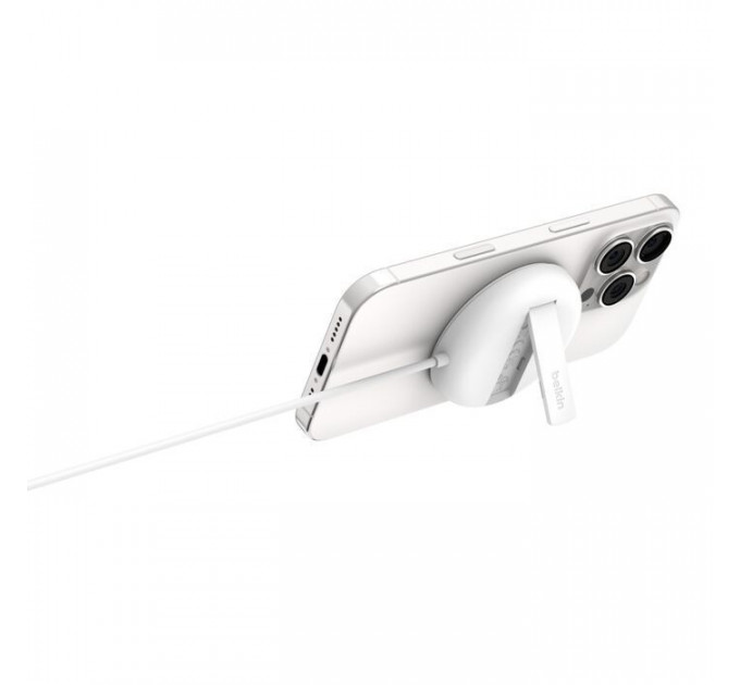 Зарядний пристрій Belkin UltraCharge Magnetic Kickstand 15В white (WIA011HQWH)