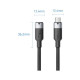 Дата кабель USB-C M\/F 1.0m 100W 10Gbps 4K60Hz VENTION (TRFBF)