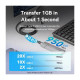 Дата кабель USB-C M\/F 1.0m 100W 10Gbps 4K60Hz VENTION (TRFBF)