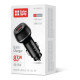 Зарядний пристрій ColorWay USB-C PD65W + USB QC3.0 car adapter (CW-CHA068PD-BK)
