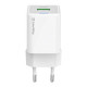 Зарядное устройство ColorWay USB-C PD20W + 1xUSB QC4.0 white (CW-CHS062PD-WT)
