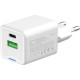 Зарядное устройство ColorWay USB-C PD20W + 1xUSB QC4.0 white (CW-CHS062PD-WT)