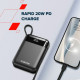 Батарея универсальная Canyon 10000mAh OnPower 104 PD\/20W, QC\/22.5W строительный cable Black (CNS-CPB104B)