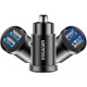 Зарядний пристрій Essager 2xUSB 30W black (ECC2A-TL01)