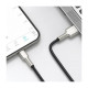 Дата кабель USB 2.0 AM to Lightning 0.25m 2.4A Cafule Series Meta black Baseus (CALJK-01)