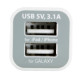 Зарядний пристрій PowerPlant 2*USB, 3.1A (DV00DV5036)