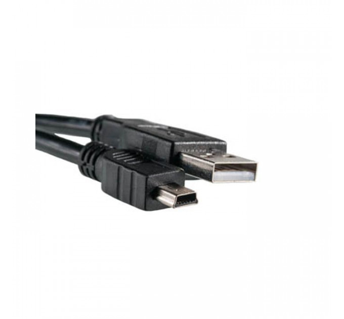 Дата кабель USB 2.0 AM to Mini 5P 0.5m PowerPlant (KD00AS1219)