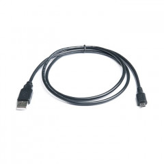 Дата кабель USB 2.0 AM to Micro 5P 2.0m Pro black REAL-EL (EL123500025)