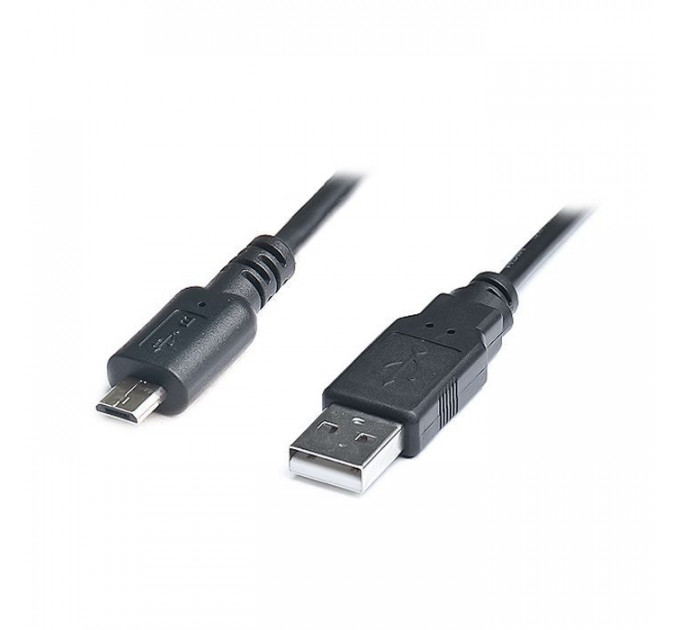 Дата кабель USB 2.0 AM to Micro 5P 2.0m Pro black REAL-EL (EL123500025)