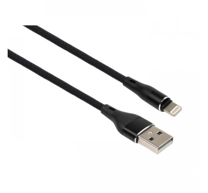 Дата кабель USB 2.0 AM to Lightning 1.0m cylindric nylon back Vinga (VCPDCLCANB1BK) Дата кабель USB 2.0 AM to Lightning 1.0m cylindric nylon back Vinga (VCPDCLCANB1BK)