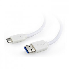 Дата кабель USB 3.0 AM to USB-C 3.0m Cablexpert (CCP-USB3-AMCM-W-10)