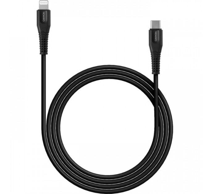 Дата кабеля USB-C to Lightning 1.2m MFI Black Canyon (CNS-MFIC4B)