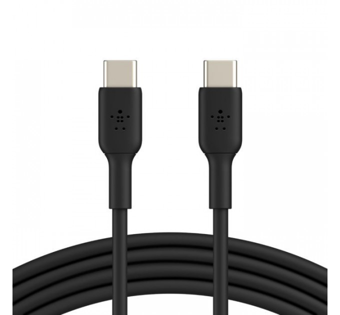 Дата кабель USB-С - USB-С, PVC, 2m, black Belkin (CAB003BT2MBK)