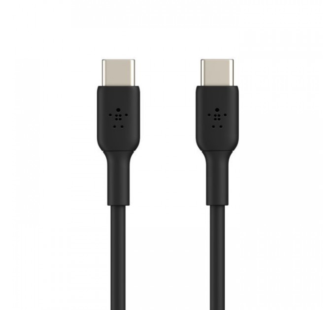 Дата кабель USB-С - USB-С, PVC, 2m, black Belkin (CAB003BT2MBK)