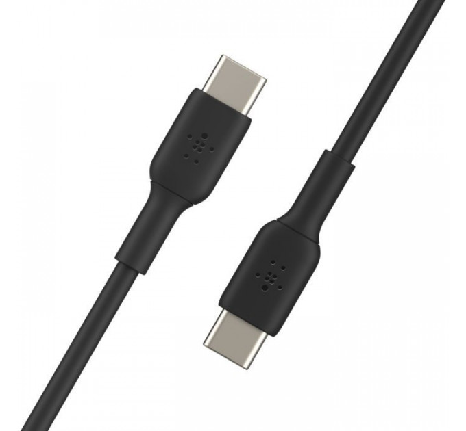 Дата кабель USB-С - USB-С, PVC, 2m, black Belkin (CAB003BT2MBK)