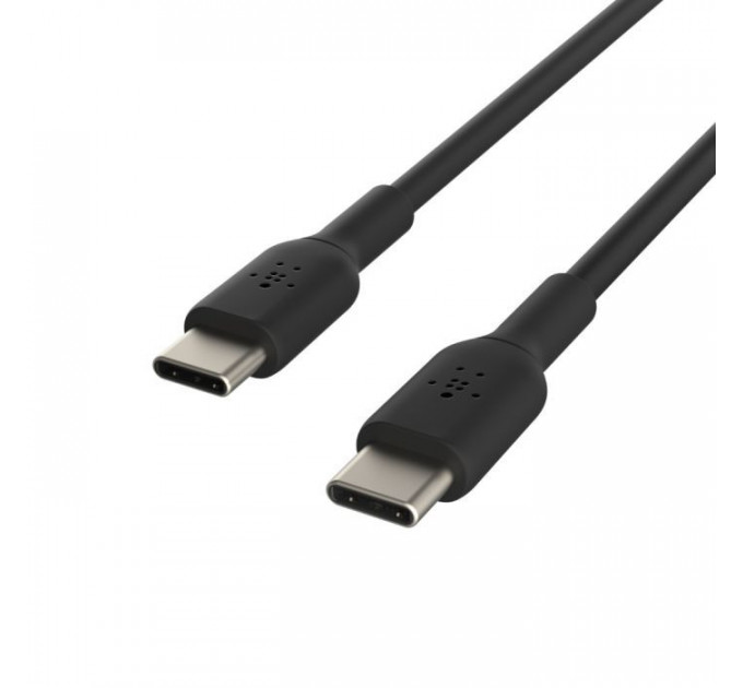 Дата кабель USB-С - USB-С, PVC, 2m, black Belkin (CAB003BT2MBK)
