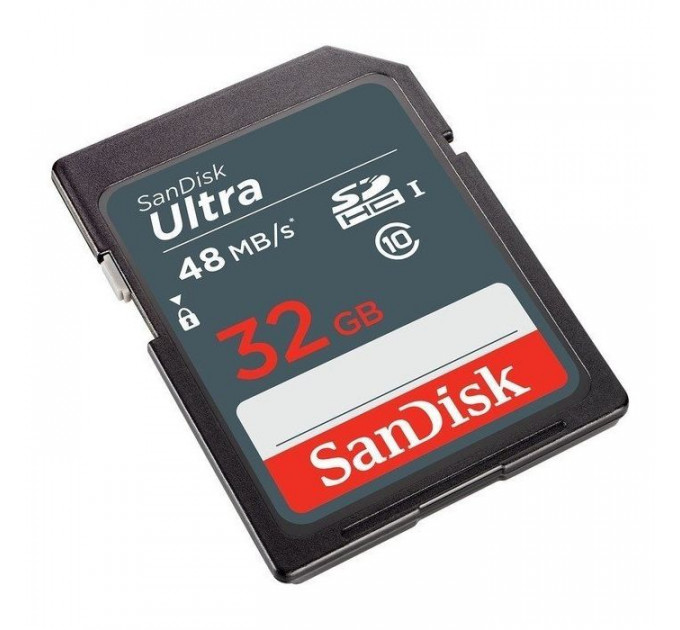 Карта памяти SanDisk 32GB SDHC class 10 UHS-I Ultra Lite (SDSDUNR-032G-GN3IN)